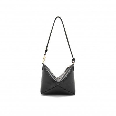 LOEWE PUZZLE FOLD LEATHER SHOULDER BAG (23*15*6cm)